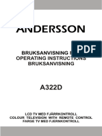 Andersson TV A322d
