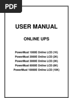 Mustek UPS PowerMust 6000E Online LCD