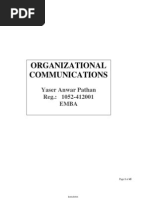 Download Organizational Communications _1052-412001_yaser Anwar Pathan by Abu Abdullah Yaser SN136651691 doc pdf