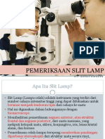 Pemeriksaan Slit Lamp