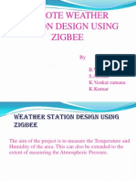 Weather Station Design Using Zigbee