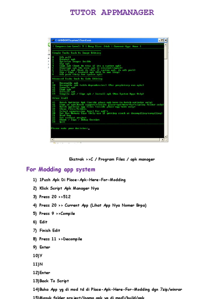 Modding App Tutorial Guide | PDF