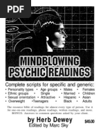 Herb Dewey - Mindblowing Psychic Readings OCRd