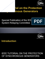 103117346 IEEE Generator Protection Tutorial Presentation