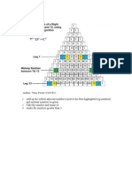 Find a hypotenuse with pascal's triangle