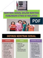 Kontrak Sosial Dalam Konteks Hubungan Etnik Di Malaysia