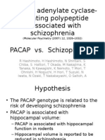 Pituitary Adenylate Cyclase-Activating Polypeptide Is Associated With Schizophrenia PACAP vs. Schizophrenia