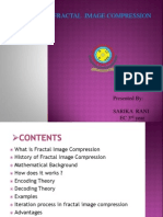 Fractal Image Compression: Presented By: Sarika Rani EC3 Year