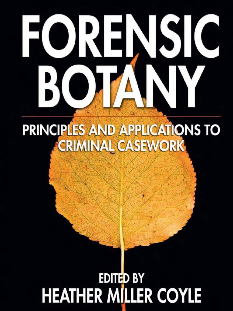 Forensic Botany PDF Photosynthesis Plants