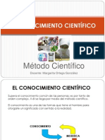 El Conocimiento Cientifico