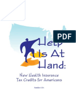 Help Is at Hand - New Health Insurance Tax Credits For Americans