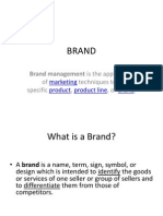 Brand: Brand Management Is The Application