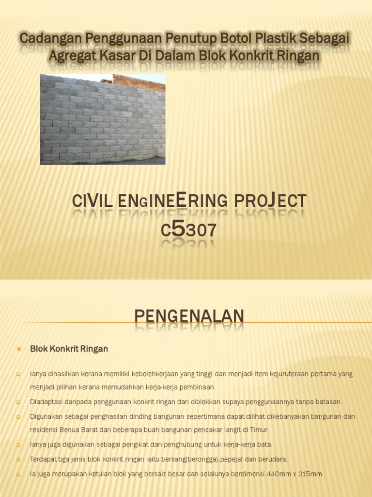 Civil Engineering Project | PDF