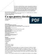 Laura Esquivel - CA Apa Pentru Ciocolata
