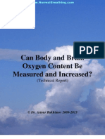 Can Body and Brain Oxygen Content Be Measured and Increased? Clinical Report