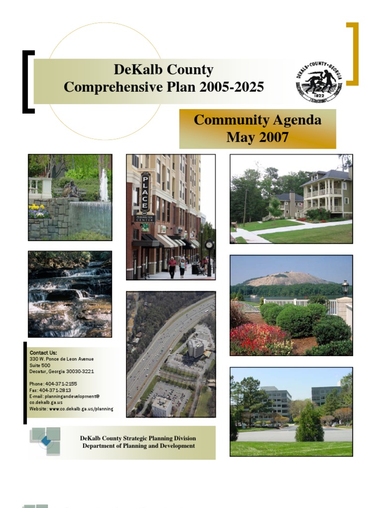 DeKalb County Comprehensive Plan 20052025 May 2007 Race And