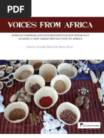 Download Voices from Africa African Farmers  Environmentalists Speak Out Against a New Green Revolution in Africa by mimem SN13670789 doc pdf