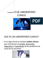 Equipo de Laboratorio Clinico