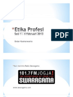 Etika Profesi - Sesi 1