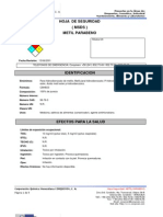 MSDS - Metilparabeno