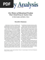 Our History of Educational Freedom: What It Should Mean For Families Today, Cato Policy Analysis No. 492