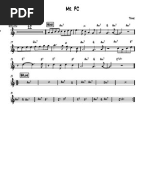 Mr Pc Full Score Alto Saxophone