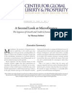 A Second Look at Microfinance: The Sequence of Growth and Credit in Economic History, Cato Development Briefing Paper No. 1