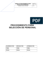 Manual de Procedimiento