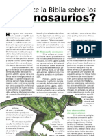 Lo que dice la Biblia sobre los dinosaurios