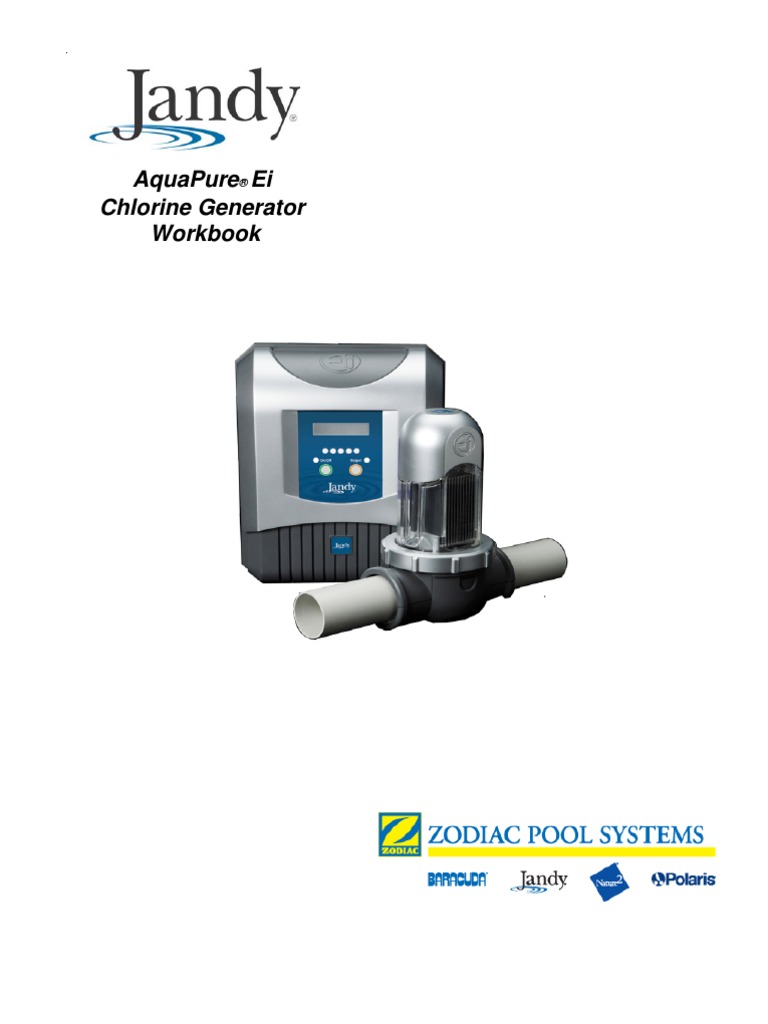 Jandy AquaPure Ei Repair Manual | Power Supply | Sodium Chloride