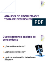 Analisis de Problemas y Toma de Decisiones