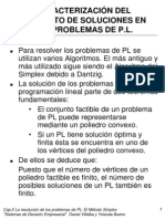 Resolución problemas PL método Simplex