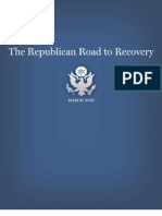 "Republican Road to Recovery" Budget Rebuttal