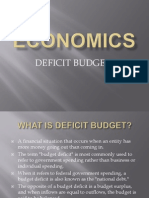 Deficit Budget 2013