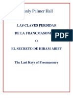 Manly Palmer Hall Claves Perdidas de La Masoneria