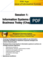 Information Systems in Global Business Today (Chapter One)