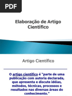 Elaboracao de Artigo Cientifico