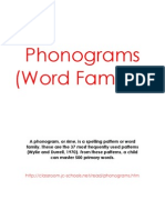 Phonograms (Word Families)