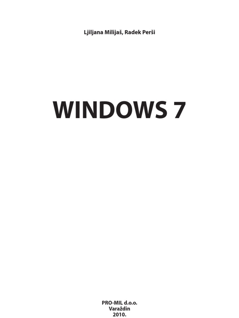 Windows 7 | PDF