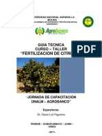 Fertilizacion de Citricos