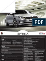 Kia Optima Technical Specifications