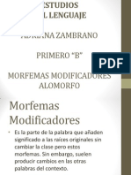 Morfemas Modificadores