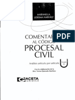 Comentarios Al Codigo Procesal Civil Peruano - Tomo - III