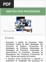 Gestão de Processos unidades 1 e 2