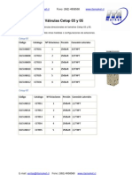 Manifold Valvulas Cetop