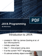 Introduction to JAVA Programming Fundamentals