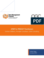 APMP For PRINCE2 Practitioners White Paper