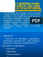 Protective security detail resume