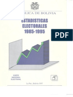 Bolivia CNE Estadisticas Electorales 1985_1995