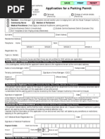 NSW Mobility Parking Scheme Application | PDF | Driver's License ...